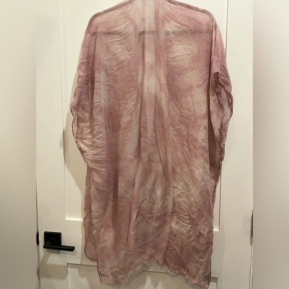 Lovely light mauve after Swim Coverup or diaphanous cardigan - Picture 12 of 16